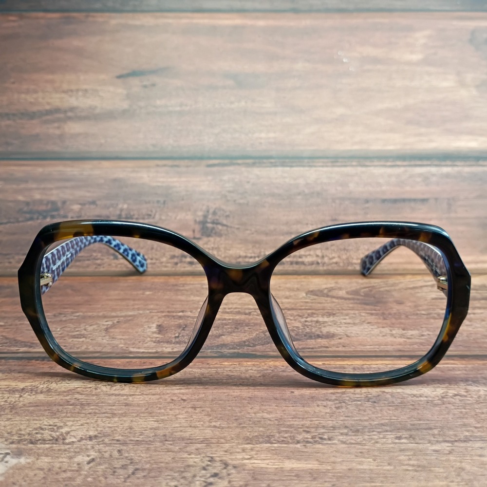 Kate Spade Amberlynn/S 2VMSP Dark Tortoise Blue Floral Polarized Sunglass 57-18
